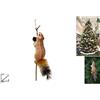 Due Esse Christmas Ramo da Appendere con Scoiattolo Marrone