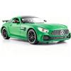 TGRCM-CZ 1/24 AMG GTR - Modellino di auto giocattolo in lega di zinco, con suono e luce, per bambini, ragazzi e ragazze, regalo (verde)