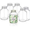 Bormioli Rocco 500 cl - Fido Vasetto Ermetico Cilindrico In Vetro - Set 6 Pz