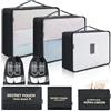 AiQInu 8 Pezzi Organizer Valigie Set, Packing Cubes, Travel Organizer, Organizzatori Sacchi Valigia
