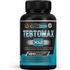 Healthy Fusion TestoMax | Booster di Testosterone Energizzante | Maca, Ginseng, Tribulus, Taurina e Vitamine | Aumenta la massa muscolare | Azione brucia grassi e tonificante | 120u