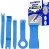 MONTERAL Kit Smontaggio Plastiche Auto 5 Pezzi Rimuovere Elementi di Rivestimento | Leve Plastica Smontaggio Auto Realizzato in Nylon Rinforzato - MONTERAL