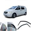 AC WOW 2 deflettori d'aria compatibili con Mercedes-Benz W639 Classe V VITO VIANO 2003 2004 2005 2006 2007 2008 2009 2010 2011 2012 2013 2014 Acrilico PMMA