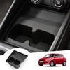 GAFAT Suzuki Swift/Sport/Hybrid 2017-2023 Portabevande (Anteriore), in Gomma Morbida TPE, Supporto Console Centrale, Organizer per Bicchieri, Antiscivolo, Accessori Suzuki Swift [Non per nuovo 2024-]