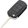 BROVACS Custodia di Ricambio per Chiave Auto Compatibile con Land Rover Range Rover Sport LR3 Discovery 3 Tasti Flip Ingresso Senza Chiave Telecomando SS700