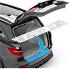 uProtect Pellicola Protettiva per Bordo di Carico Set completo per MINI Cooper 5 Porte 3 (III) F55 I 2014-2024 - Protezione Paraurti, antigraffio, per vernice - Trasparente Lucido