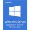 Microsoft Windows Server 2022 - Device CALs - 50 dispositivi CAL
