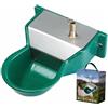 Suinga Abbeccatoio Automatico per Cani | Abbeccatore per Cani Piccoli | Beverino per Cani 10x18x6cm | Abbeccatore per Cani a Parete in Alluminio Verde | Dispensatore Automatico di Acqua per Gatti Piccoli e
