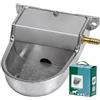 Suinga Abbecratoio per Cani Automatico | Abbeveratoio per Cani | Beverino per Cani 12x16x6cm | Abbeveratoi per Cani in Alluminio a Parete | Dispensatore di Acqua Automatico a Parete | Abbeveratoio per Acqua