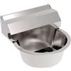 Suinga Abbeveratoio per cani automatico | Abbeveratoio per cani di piccola taglia | Bevitore d'acqua per cani 0,75 l 16 x 18 x 12 cm | Abbeveratoio per cani in acciaio inox parete | Dispenser d'acqua