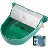Suinga Abbeveratoio per cani automatico | Abbeveratoio per cani grande | Bevitore d'acqua per cani 19 x 22 x 9 cm | Bevitori cani parete alluminio verniciato | Dispenser d'acqua da parete automatico per