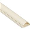 D-Line Passacavi Tubo, Canalina Copricavi - 30 x 15 mm - 1 m Lunghezza - Magnolia