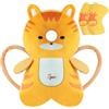 Vicloon Protezione per la Testa del Bambino, Protezione Testa per Neonato, Morbido e Traspirante, Cuscino di Sicurezza Regolabile per Bambini di che Imparano a Gattonare e Camminare, Tigre Arancione