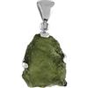Starborn - Ciondolo in moldavite naturale in argento Sterling 20-30 carati