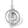 Starborn Ciondolo Muonionalusta Meteorite Orbita in argento sterling