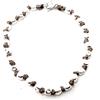 Spadarella Gioielli Spadarella spadino bracciale con pepite in argento 925 di diametro 5mm e cotone nautico tortota/marrone.Fatto a mano.Unisex.Lunghezza 19cm.