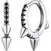 ChicSilver Orecchini Donna Argento 925 con Brillantini Orecchini a Cerchio Donna Orecchini Cerchietto