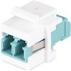 StarTech Accoppiatore Keystone in Fibra Ottica LC/LC Duplex LC/UPC | Connessione LC/UPC per Reti in Fibra