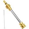 GIONAR Adattatore per idropulitrice Bosch AQT, adattatore per pistola ad acqua a connessione rapida, adattatore per lancia schiuma neve, materiale ottone, accessori per idropulitrice (con 1 spazzola)