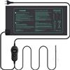 Luxbird Tappetino Riscaldante per Piante con Termostato Digitale e Timer, Impermeabile IP67, 52x25 cm 30W, per Germinazione Semini, Talee, Serre e Terrari