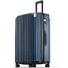 LEVEL8 Valigia Bagaglio a Mano 78CM Valigia Trolley Rigido Ultra Leggero in ABS+PC Valigie con Chiusura TSA e 4 Ruote Doppie Girevoli, 78x52x30CM, 104L, Blu