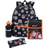Dragon Ball Z Zaino Bambini Adolescenti 4 Pezzi Goku Borsa Pranzo Bottiglia