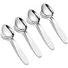 VANRA Set di posate per bambini in acciaio inox 18/8 di alta qualità, 15 cm, set di 4 posate per casa e scuola (4 cucchiai)