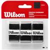 Wilson Padel Profile Overgrip, Confezione da 3 Pezzi, Nero, WR8416601001