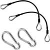 Xthrotsenk 2 pezzi di prolunga per cavi fitness per palestre Cable Extension Gym di ricambio per attrezzi fitness casa accessori con moschettone per estensione gambe e LAT/tricipiti pull down