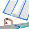 BUERPINKING Nastro di collegamento Air Track da 1 metro per materassini gonfiabili, per ginnastica, yoga, campeggio (blu)