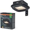 OSRAM ENDURA STYLE USB Wall Top Rechargeable Wall Light, 1.7W, 120lm, 3000K, Sensore PIR, IP44, Policarbonato Grigio Scuro