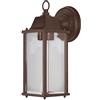 OSRAM Lampada da parete per esterni Ruggine, IP43, alluminio, 220-240 V