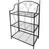 Windhager Portafiori in metallo per esterni, porta piante da balcone pieghevole, scala per fiori, scarpiera per interni ed esterni, 100x58x31cm (HxLxP)
