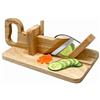 Nerthus FIH 235 affettatrice salumi Legno con Lama Acciaio Inox Taglio Sicuro e preciso