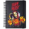 Grupo Erik Bullet Journal La Casa di Carta Officially Licensed, quaderno A5 con copertina rigida e chiusura elastica, 180 pagine, carta d'avorio di alta qualitá, ideale come agenda