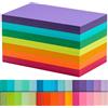 Magecubiku Cartoncino 301 pezzi 3x5 pollici (7,62 cm x 12,7 cm), schede flash, set di 7 colori di carta pesante 180 gsm Schede di studio multicolori per scuole, uffici e lavoro