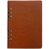 SagaSave Khaki, A5 (17x23cm/6.6x9 pollici) Raccoglitore in pelle con taccuino ricaricabile, taglio in acciaio inossidabile, 100 pagine impermeabili con interruttore Easy-Open