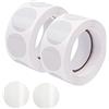 XNJIHWA 1000Pcs Adesivo Trasparente Cerchio Etichette Adesive Trasparenti Rotonde 25mm Adesivi Trasparenti Rotondi per Sigilli (1 pollici)
