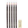 YUYTE Set di Matite per Sopracciglia 4 in 1, Temperamatite per Sopracciglia, Trucco per Tatuaggi con Matita per Sopracciglia e Accessori per Microblading per la Marcatura,(Matita per sopracciglia marrone)
