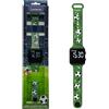 Lexibook, Orologio Digitale LED Calcio, Orologio Sportivo Digitale per Bambini, Display 12/24h, Allarme, Cinturino Regolabile, Design Leggero, DMW060FOLXB