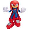 Sonic The Hedgehog DC X Sonic Action Figure di Knuckles nei panni di Superman 13cm, Licenziata Ufficialmente da Jakks Pacific, Altamente Articolata e dal Design Dettagliato, Confezione da Collezione