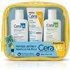 Cerave Summer Pochette Viaggio con Detergente Idratante 88 ml + Protezione Solare SPF 50+ 75 ML + Lozione Idratante 88 ml