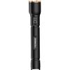 Duracell Torcia LED DF6000R Pro - 6000 lumen, focalizzabile, 230 m, ricaricabile USB-C, 2 batterie agli ioni di litio 21700, diverse modalità di illuminazione, resistente agli spruzzi, confezione