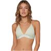 Calvin Klein Donna Top Bikini a Triangolo Allacciatura sul Collo, Rosa (Punch Pink), L