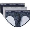 Calvin Klein Men Hip Brief 3PK Blue (Shoreline/Cut Circles Shoreline/Mis) M