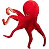 Champracer Polpo di peluche, peluche a forma di polpo reversibile, morbido e confortevole, regalo per bambini, ragazzi e ragazze, giocattolo polpo (75 cm, rosso)