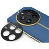 GIOPUEY 2 Pezzi Protezione Lenti In Metallo Per Redmi Note 11S - Anello Copriobiettivo Anti Graffio, Facile Installazione, Colore Nero - 2
