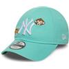 New Era Cappellino 9FORTY New York Yankees Icon Animal Teal per Bambini