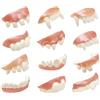 Forreen Denti di Gag, 12 Pezzi Halloween Denti Artificiali Divertenti Wacky Brutti Denti Finti Creativo Spaventoso Denti da Vampiro di Protesi per Halloween Pasqua Masquerade