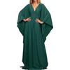 AIEOE Costume da Bagno Copritevi per Costumi da Bagno Casa Spiaggia Estivo Taglie Unica Forti Boho Maxi Abiti Stampa Floreale Verde A